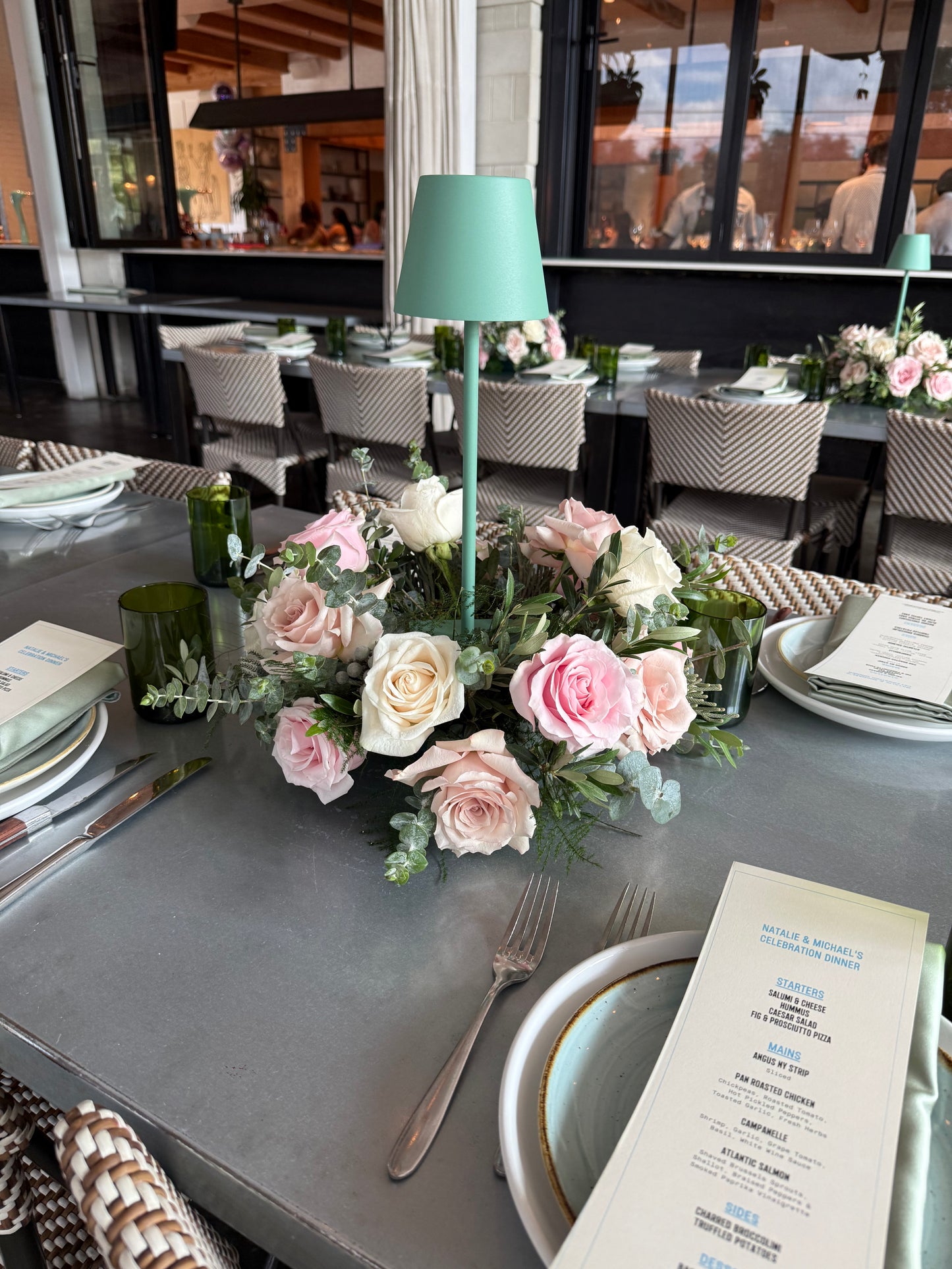 Rose Glow Centerpiece