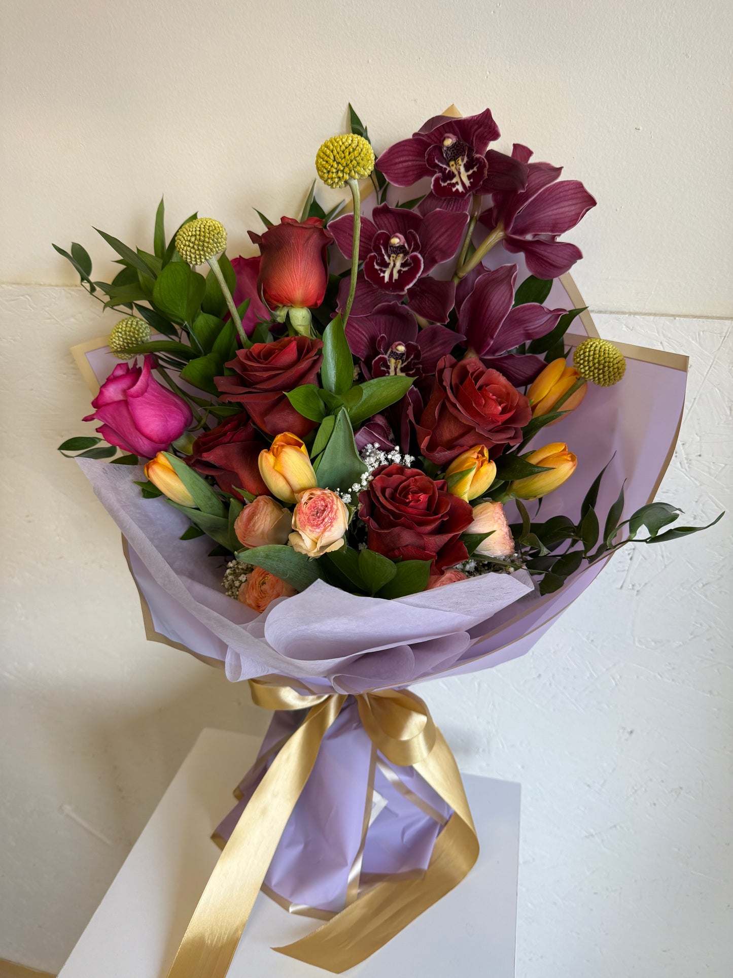 Mixed wrap bouquet